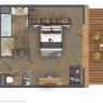 Alpe d´Huez - Hotel Daria I Nor - Habitación SUPERIOR  29 m²